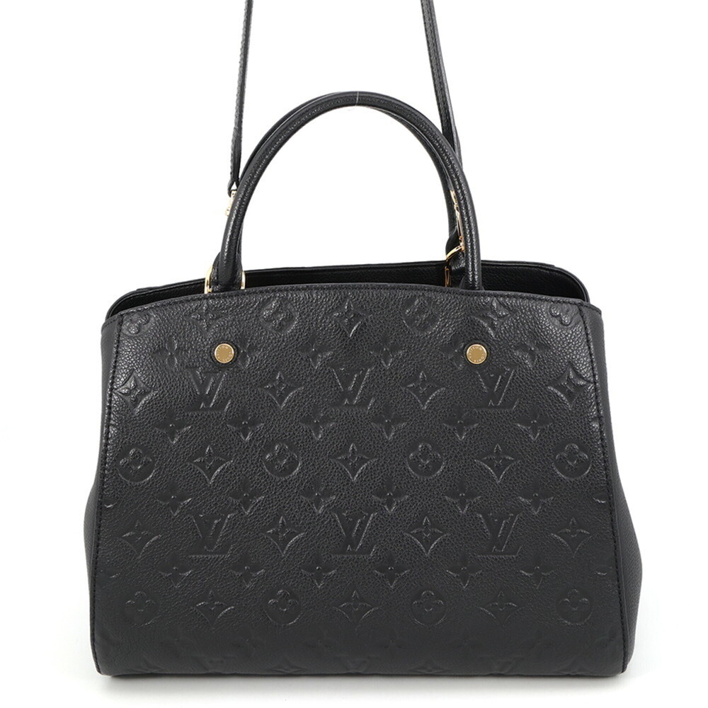 Louis Vuitton handbag Monogram Empreinte Montaigne MM M41048 2-way shoulder b...